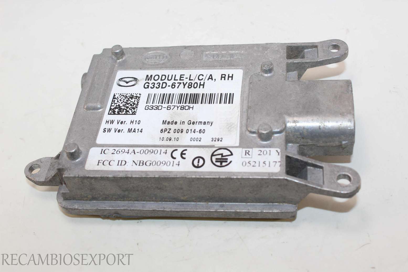 Modulo de trasero Mazda 6 CX-7 G33D67Y80H G33D-67Y80H 6PZ00901460 6PZ 009 014-60 2694A009014 2694A-009014 NBG009014 05215177 - foto 1