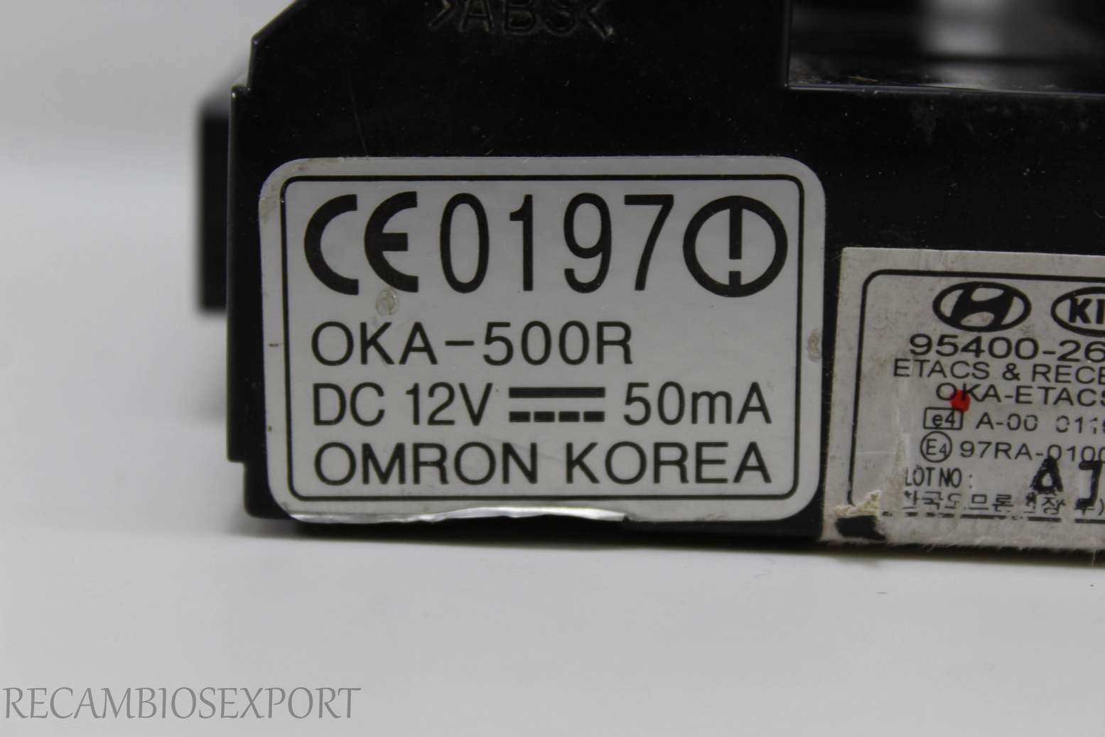 Dispositivo de control Hyundai Santa 9540026501 95400-26501 Omron OKA500R OKA-500R - foto 2