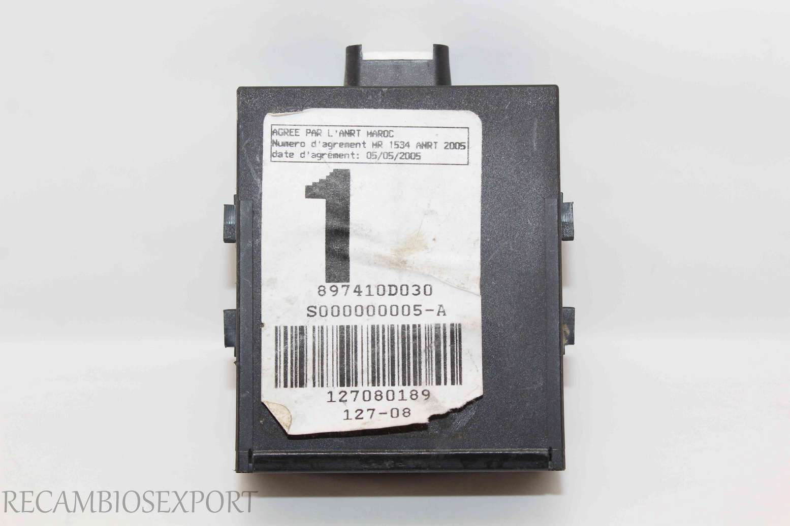 Modulo de control de cierre centralizado Toyota Yaris 897410D030 S000000005A S000000005-A - foto 1