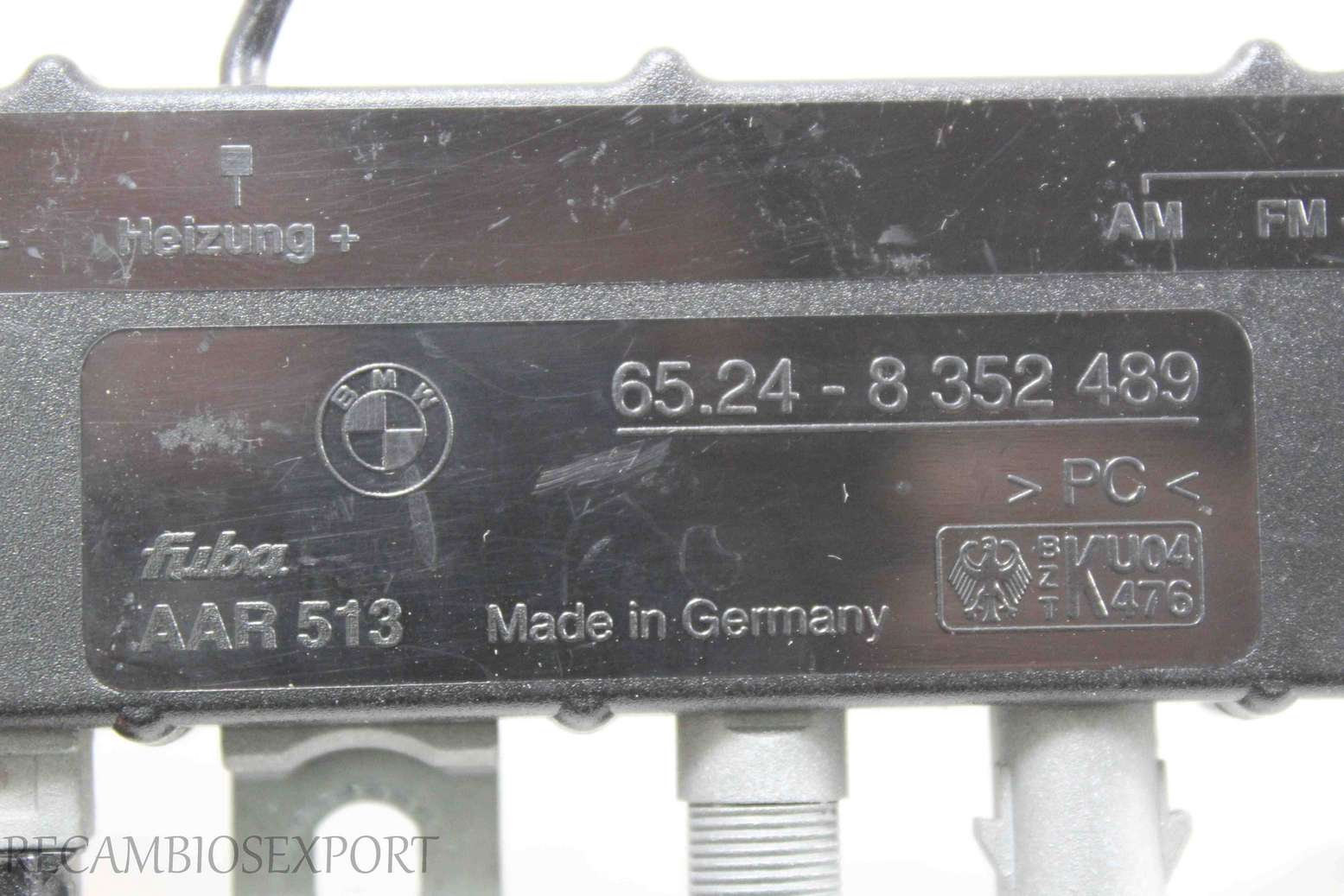 Módulo amplificador de antena BMW E39 65248352489 65.24-8 352 489 - foto 2
