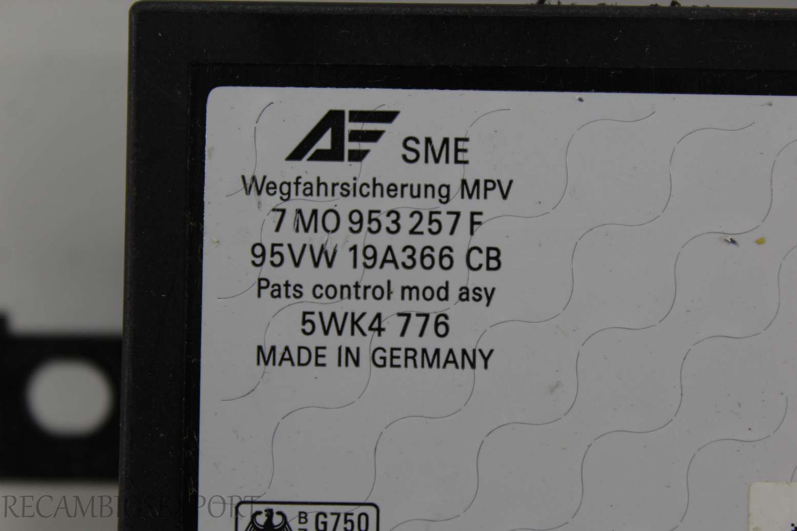 Modulo de control de inmovilizador VW Ford Seat 7M0953257F 7M0 953 257 F 95VW19A366CB 95VW 19A366 CB Siemens 5WK4776 5WK4 776 - foto 2