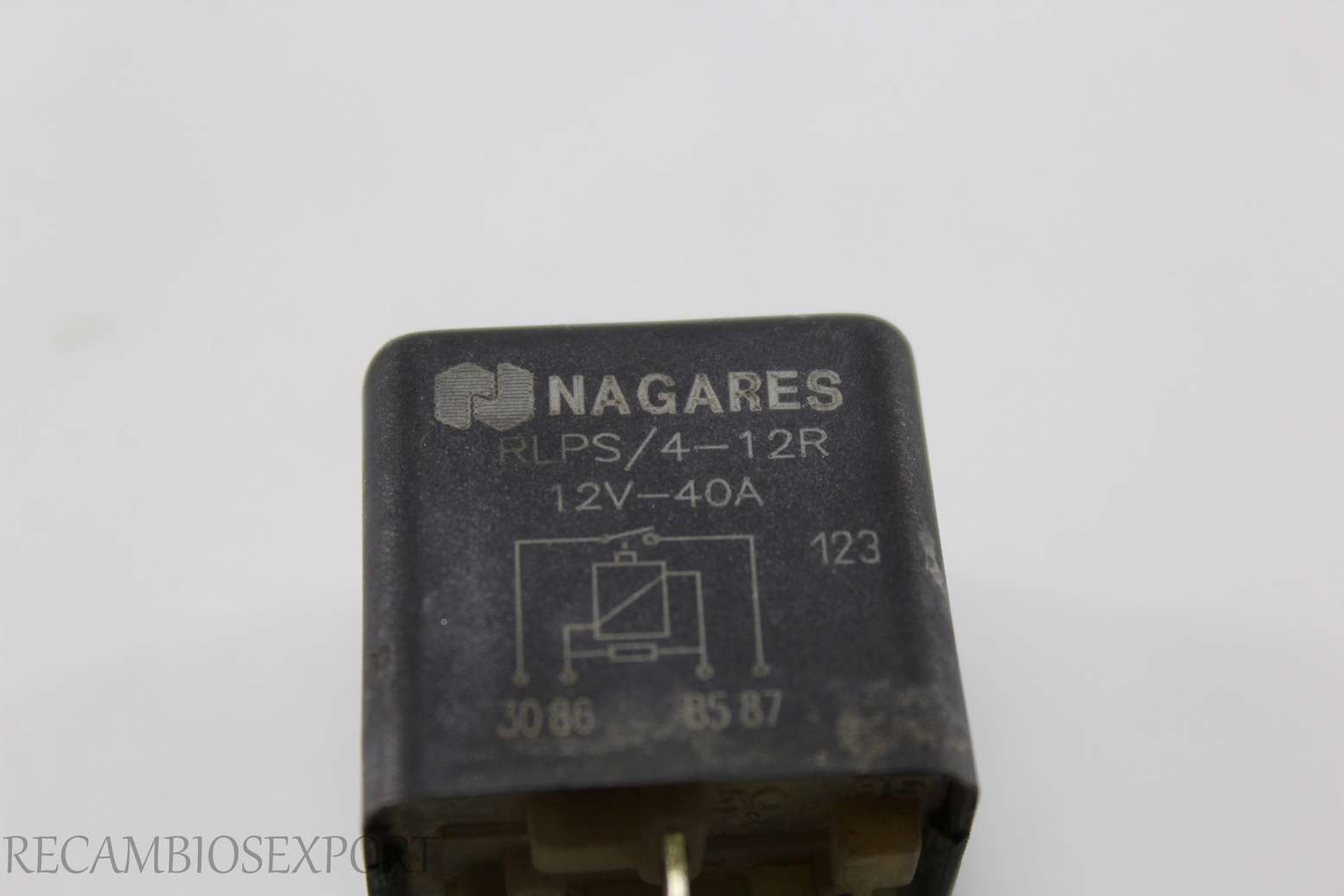 Rele de ventilación Nagares 12V40A 12V-40A RLPS412R RLPS/4-12R 30868589 3086 8589 - foto 2