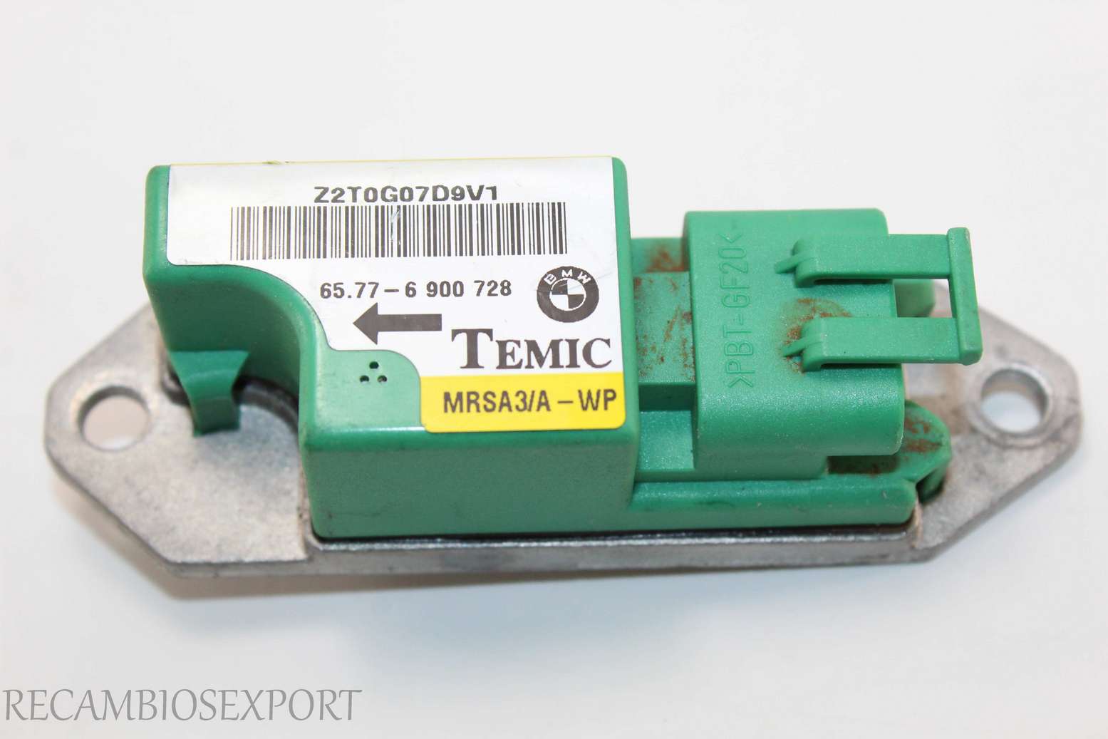 Sensor de airbag BMW X5 E38 E39 E52 E53 65776900728 65.77-6 900 728 Temic MRSA3AWP MRSA3/A-WP - foto 1