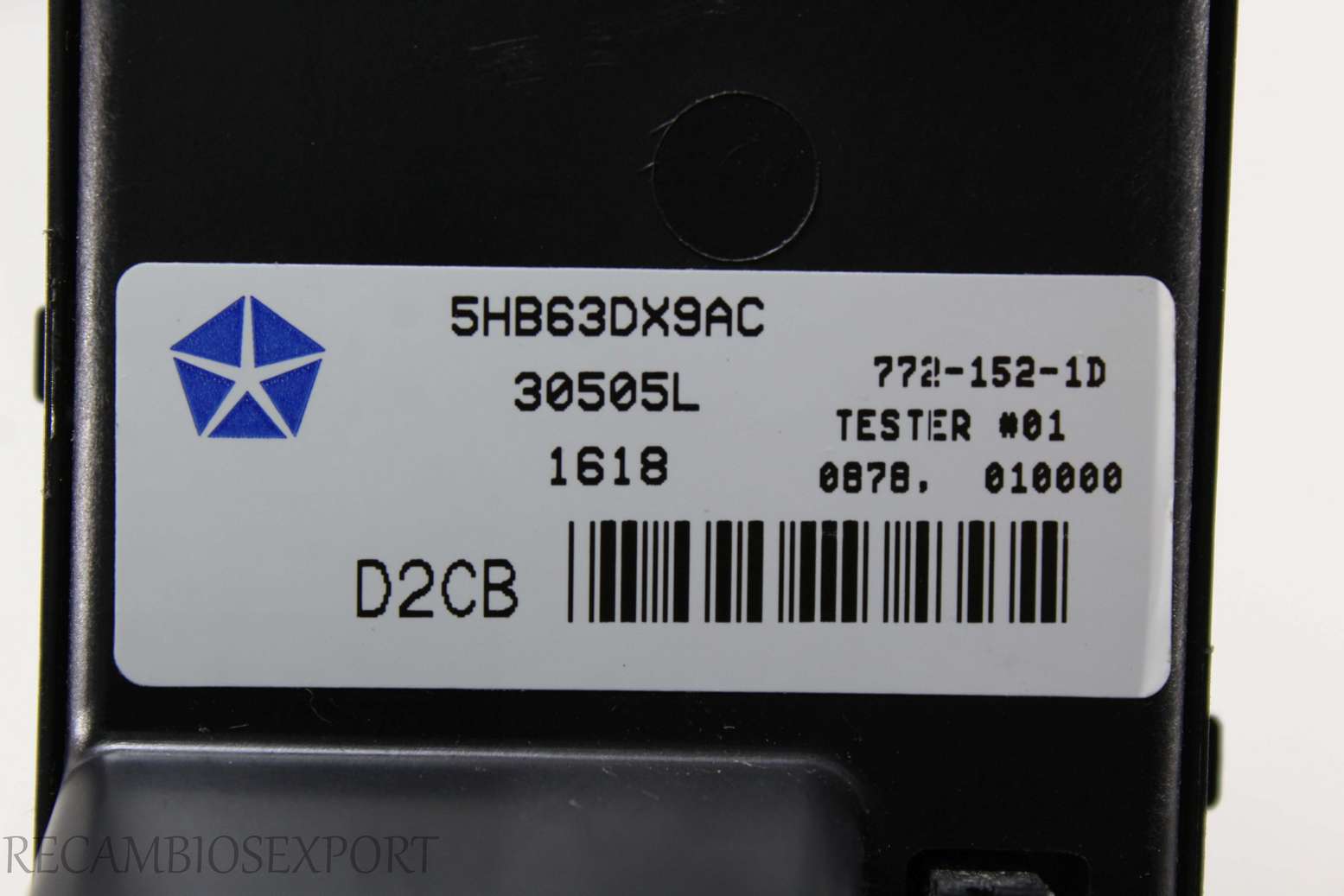 Interruptor de elevalunas Jeep Grand Cherokee 5HB63DX9AC 7721521D 772-152-1D - foto 2
