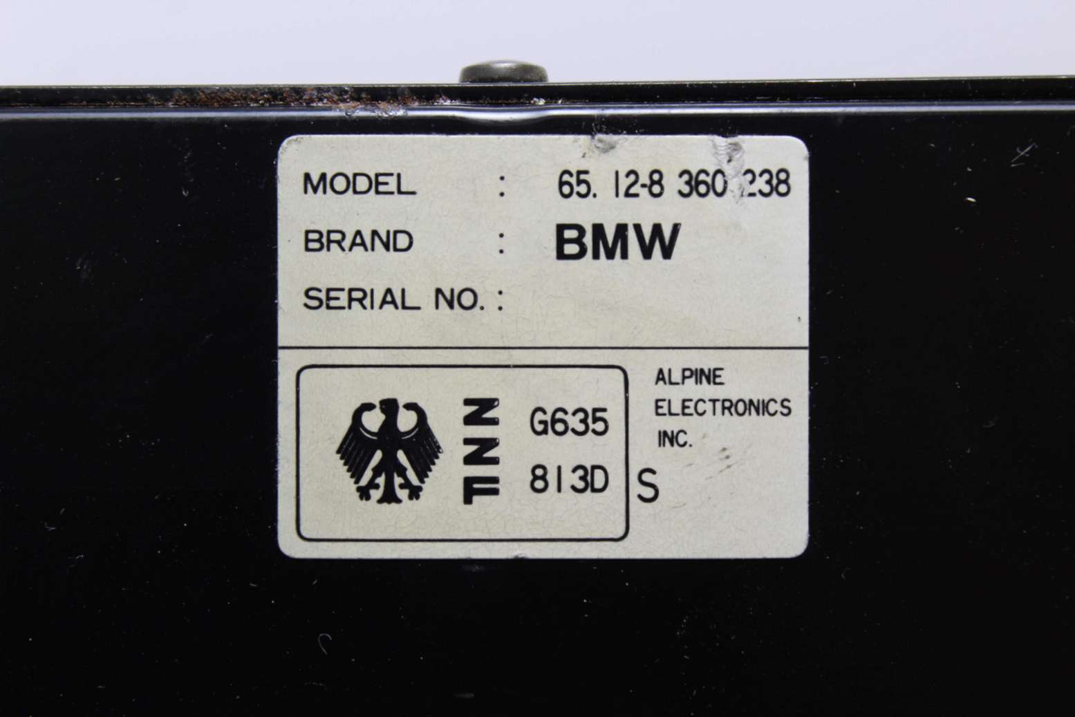 Modulo amplificador BMW E34 65128360238 65.12-8 360 238 634502 - foto 3