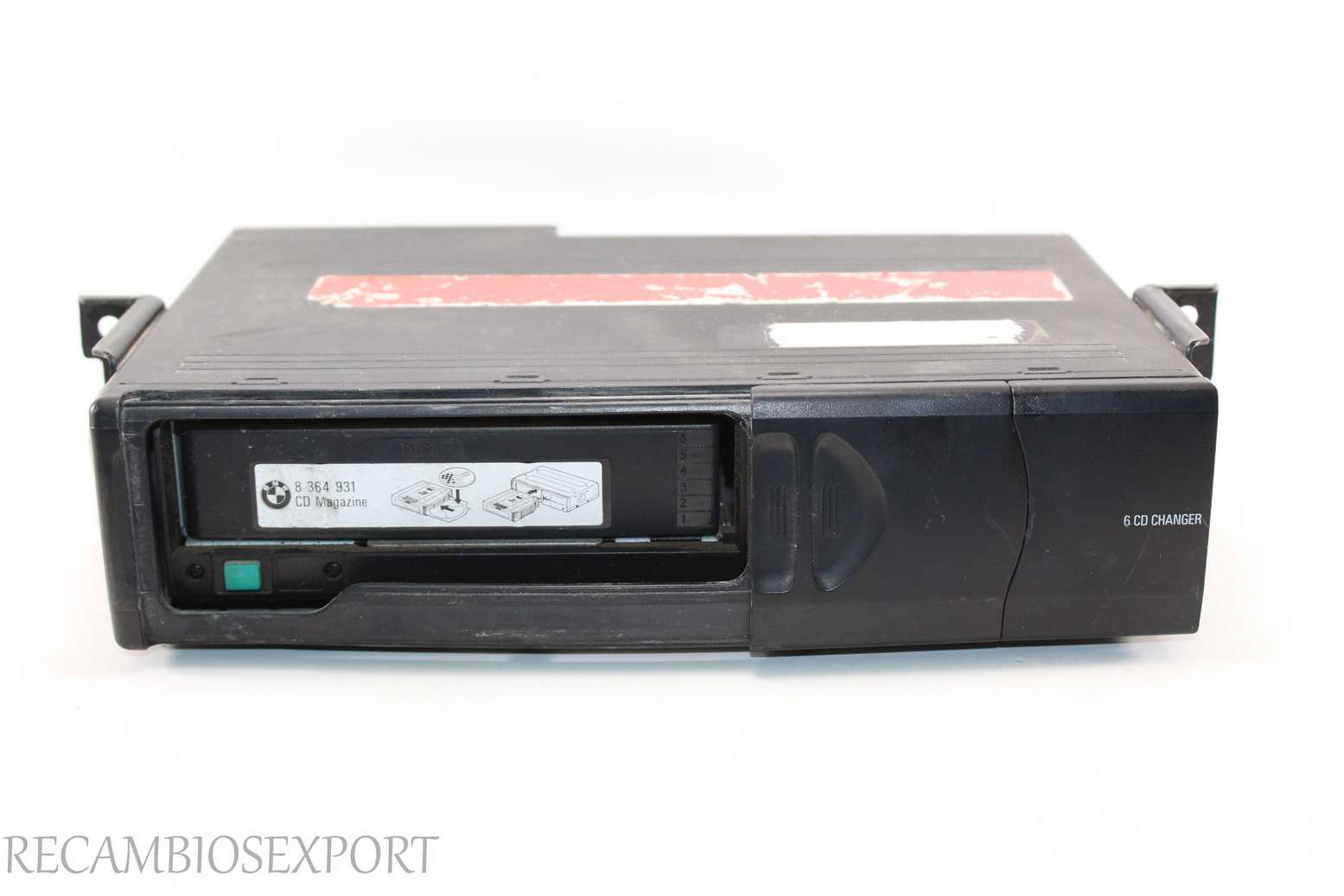 Cambiador de CD BMW E39 E46 E53 8364931 8 364 931 65126913389 65.12-6 913 389 - foto 2