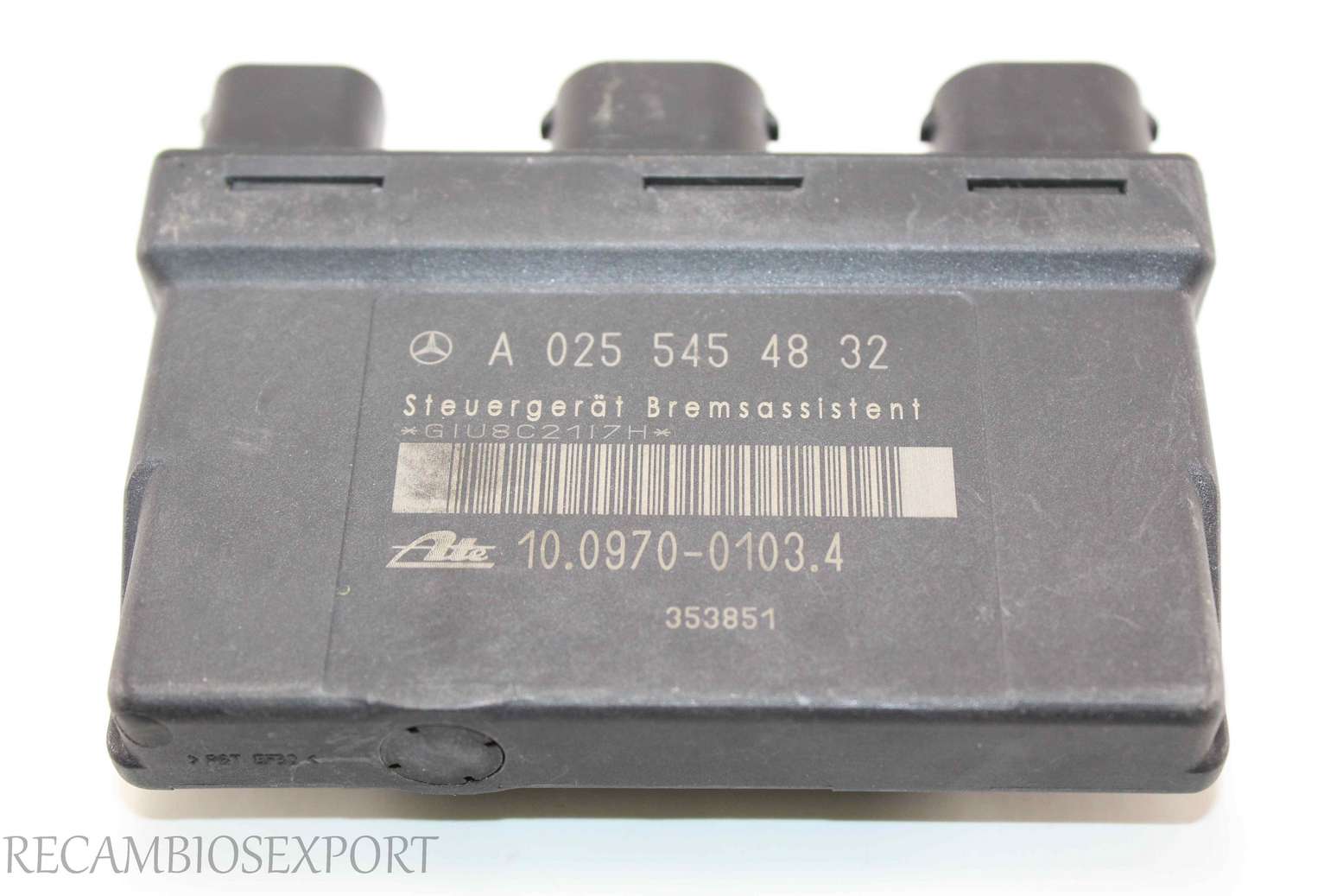 Dispositivo de control Mercedes W202 W210 A0255454832 A 025 545 48 32 ATE 10097001034 10.0970-0103.4 - foto 1