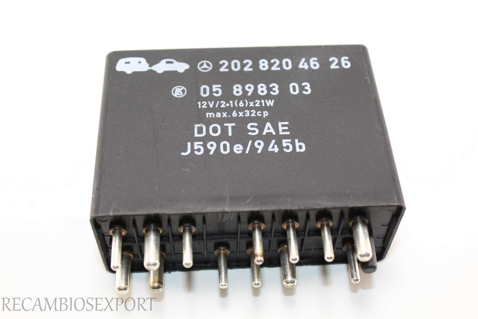 Centralita de control Mercedes W202 2028204626 202 820 46 26 LK 05898303 05 8983 03 DOT SAE J590E945B J590E/945B - foto 1
