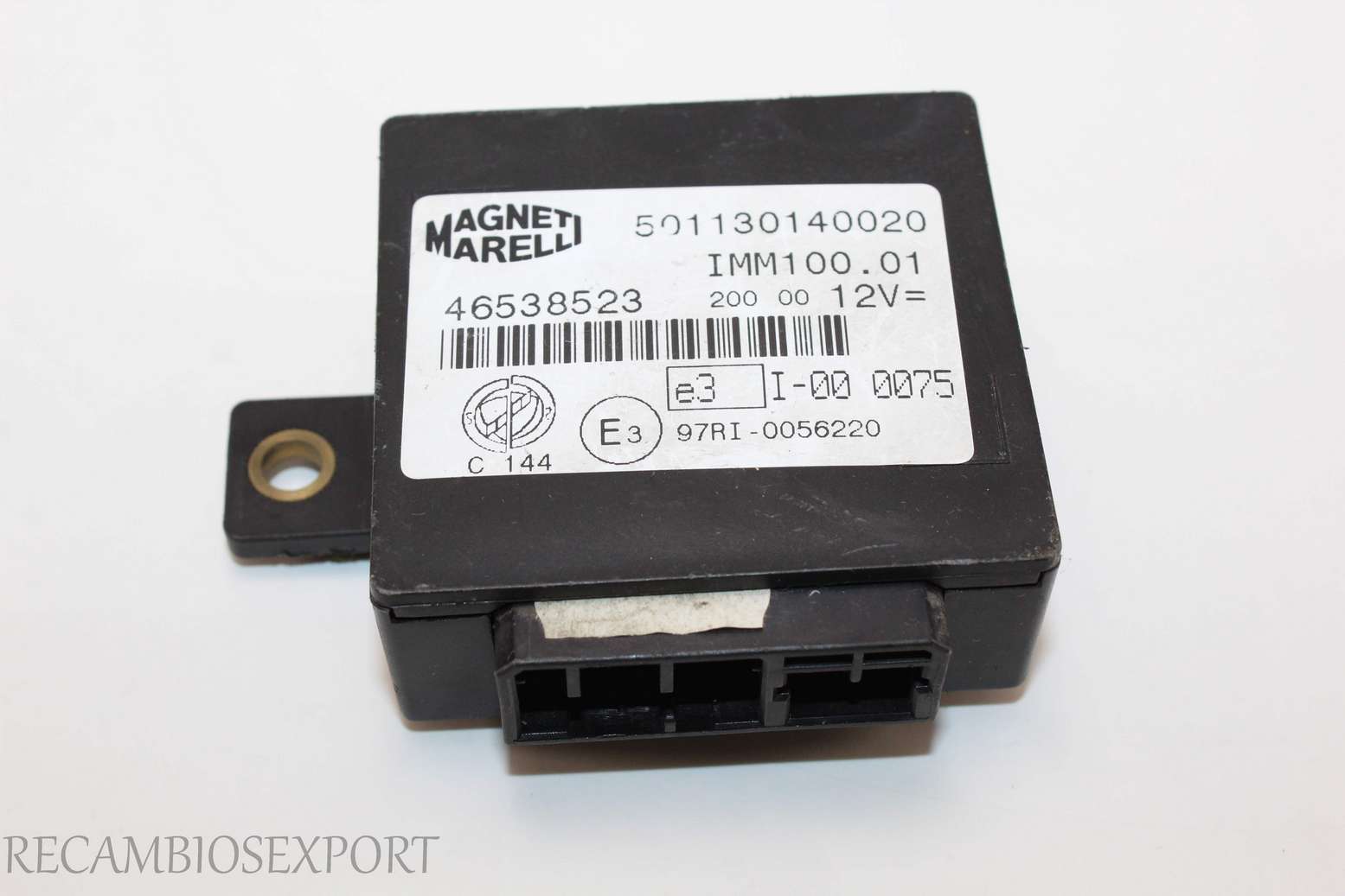 Módulo de control inmovilizador Fiat Multipla Lancia Lybra 46538523 97RI0056220 97RI-0056220 IMM10001 IMM100.01 Magneti Marelli - foto 1