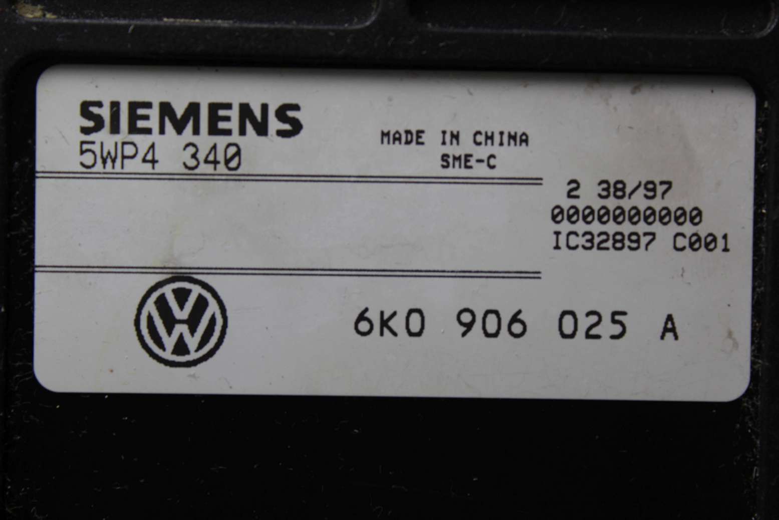 Centralita del motor Seat Toledo 6K0906025A 6K0 906 025 A 5WP4340 5WP4 340 - foto 2