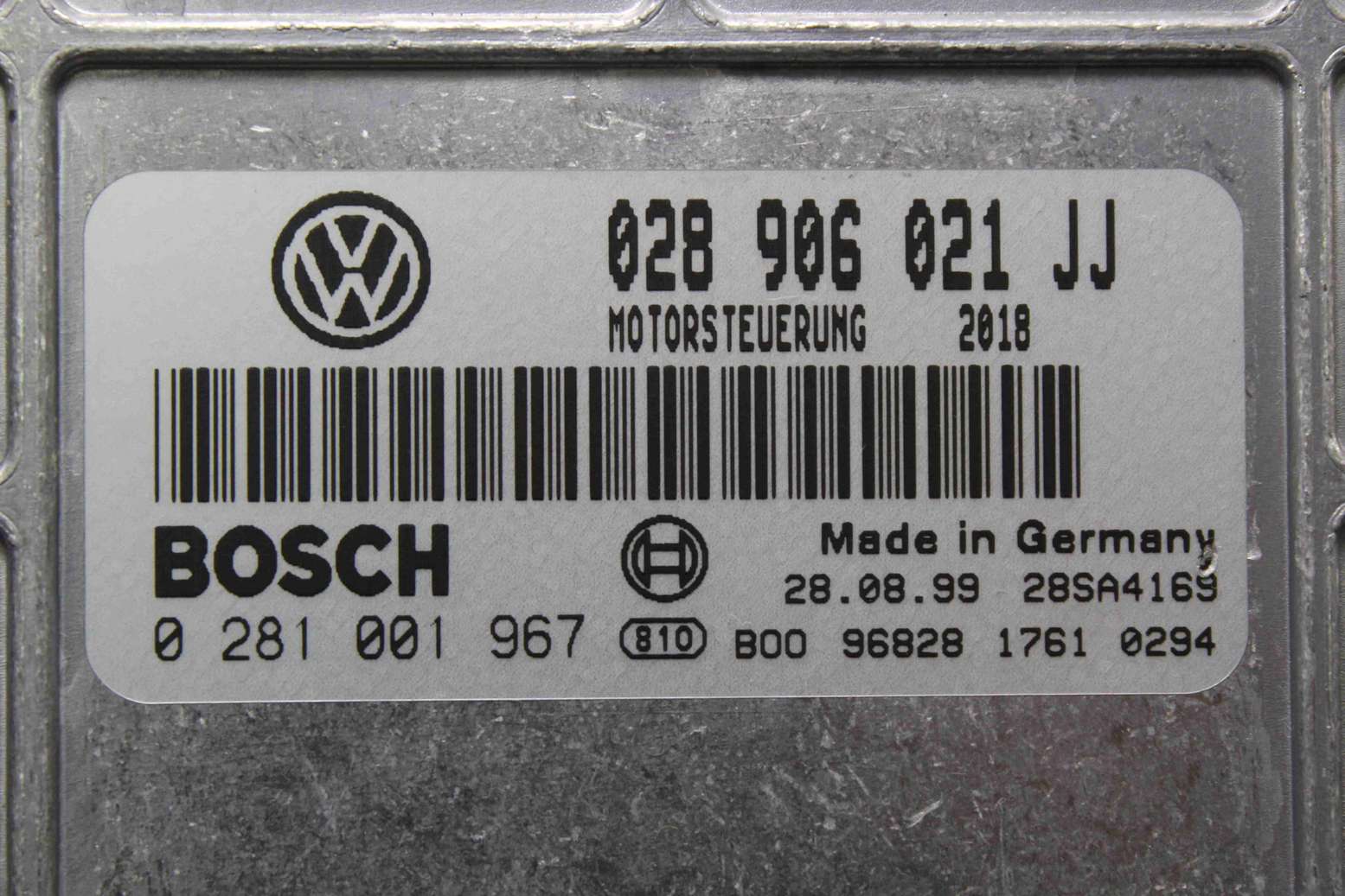 Centralita del motor VW Seat 028906021JJ 028 906 021 JJ Bosch 0281001967 0 281 001 967 - foto 2