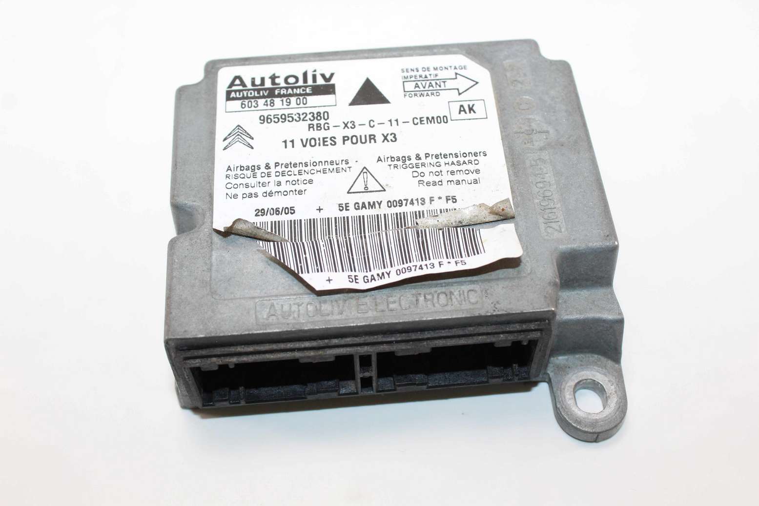 Centralita de airbag Citroen C5 9659532380 AK Autoliv 603481900 603 48 19 00 - foto 1