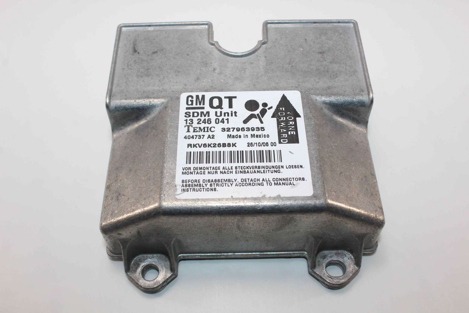 Centralita de airbag Opel Astra 13246041 13 246 041 QT13246041 Temic 327963935 404737 A2 - foto 1