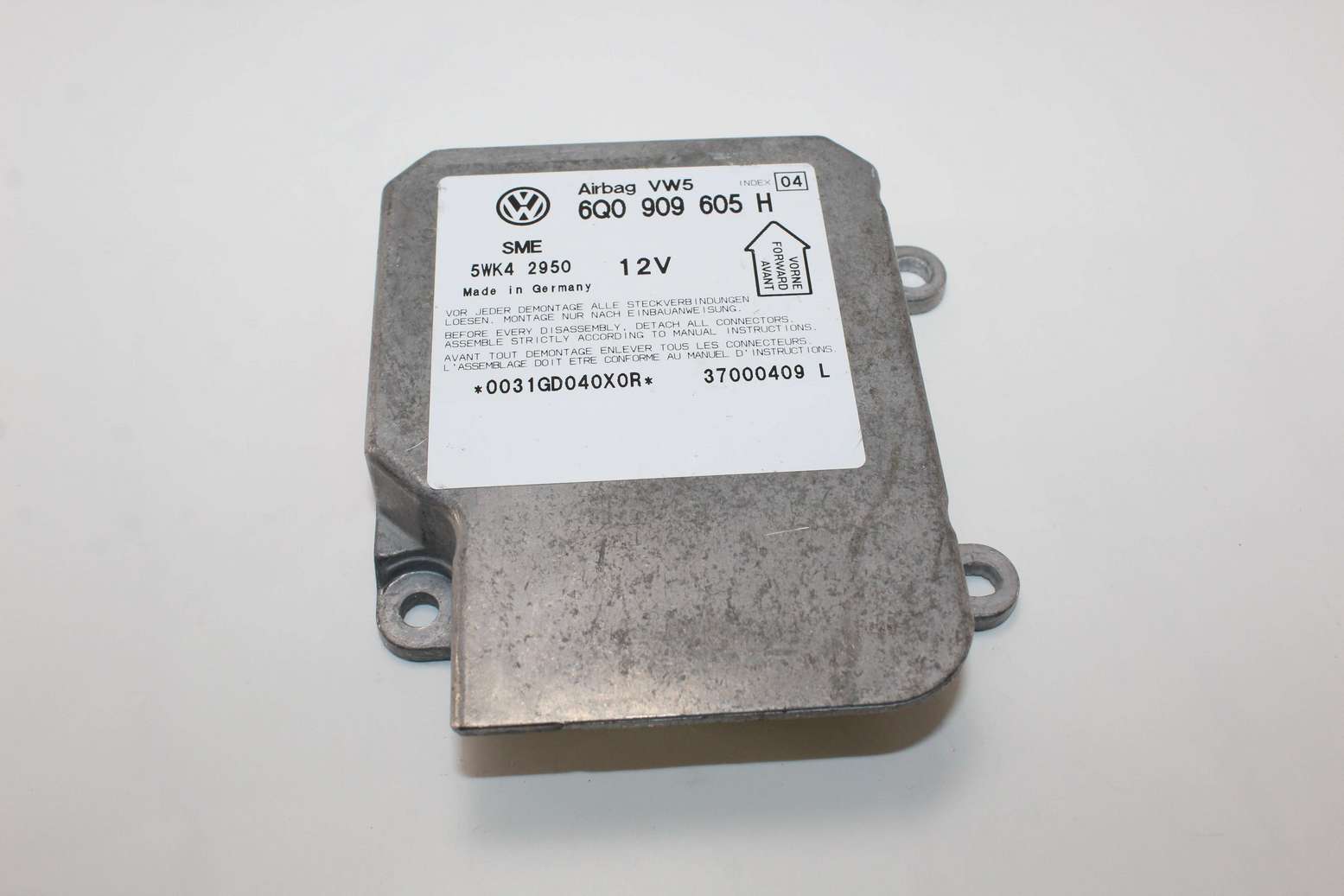Centralita de airbag Skoda Fabia 6Q0909605H 6Q0 909 605 H Siemens 5WK42950 5WK4 2950 Ind 04 - foto 1