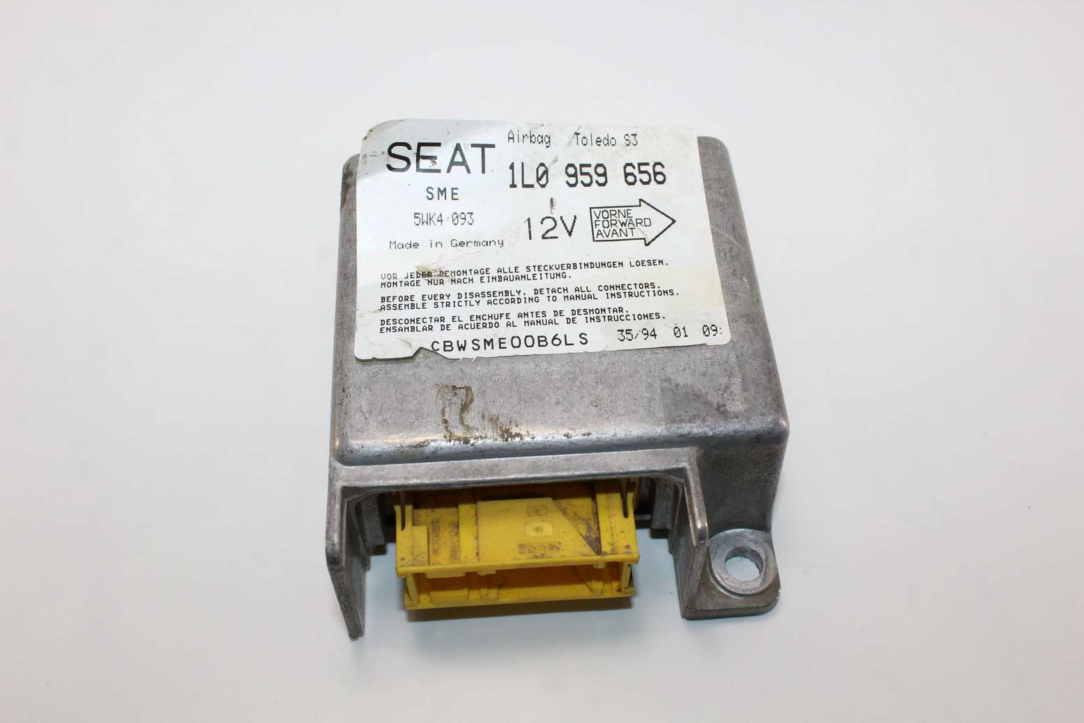 Centralita de airbag Seat Toledo Ibiza 1L0959656 1L0 959 656 Siemens 5WK4093 5WK4 093 - foto 1