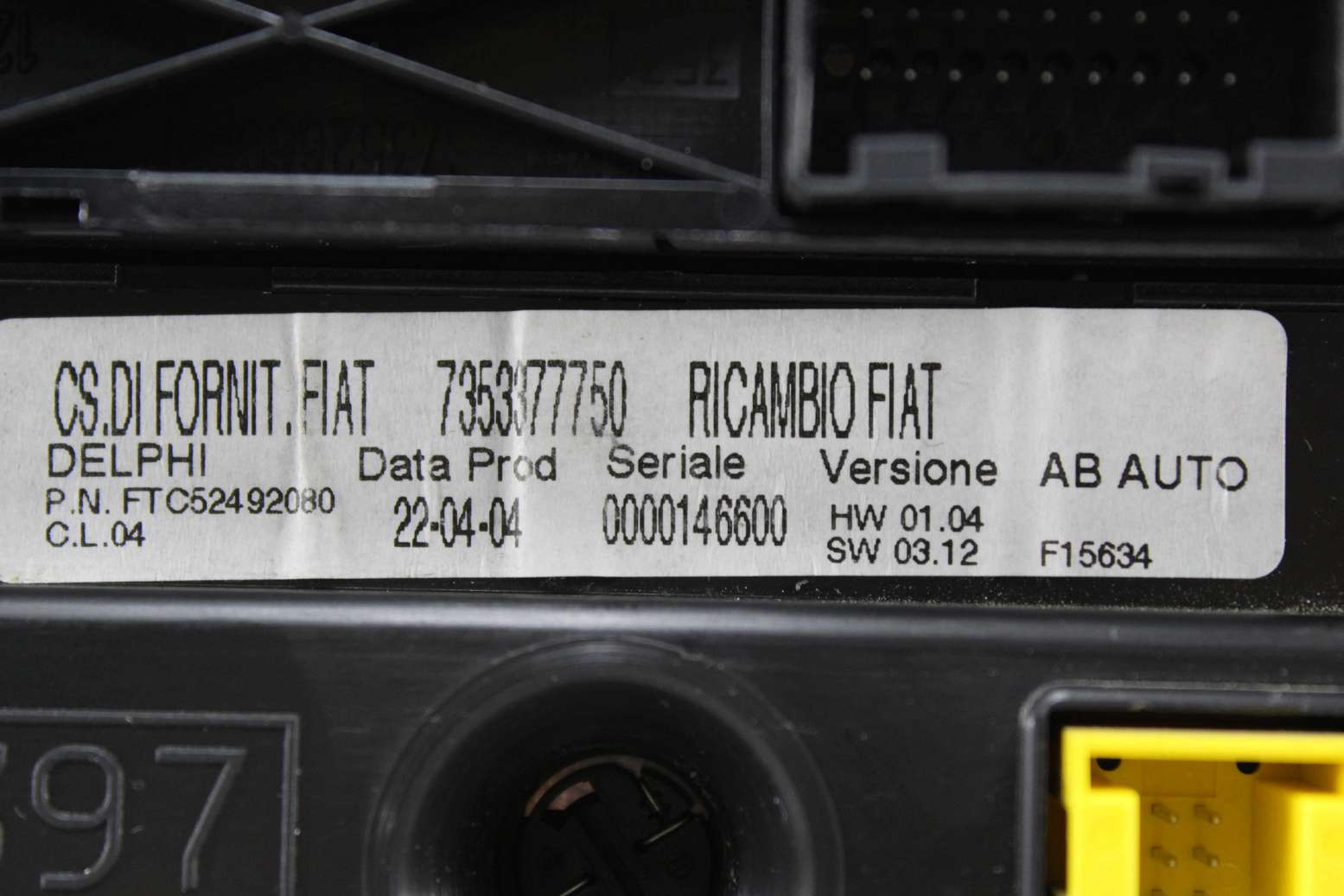 Panel de clima Alfa Romeo 147 156 7353377750 0000146600 Delphi - foto 3