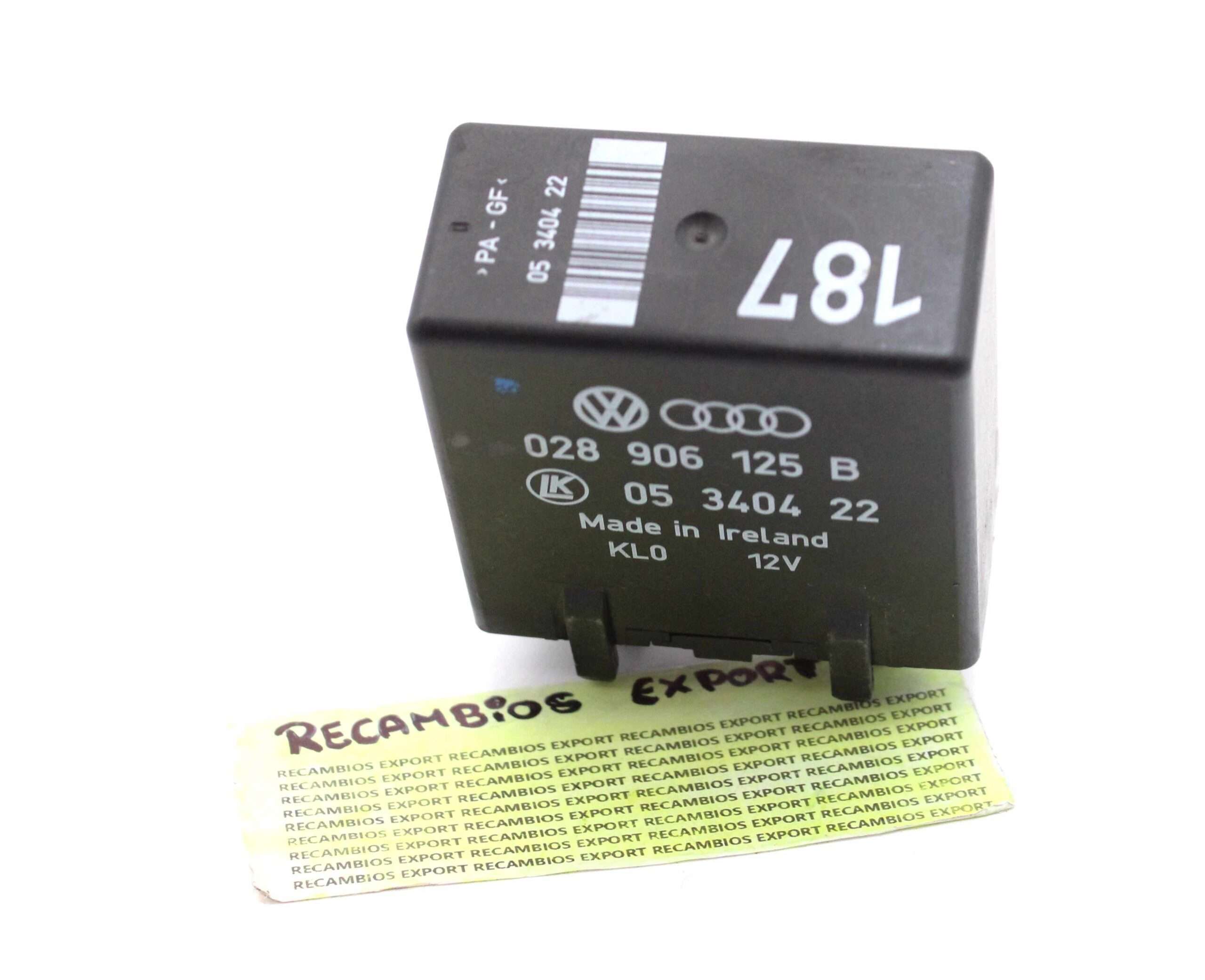 Relé 187 de Combustible Volkswagen Audi Skoda - foto 1