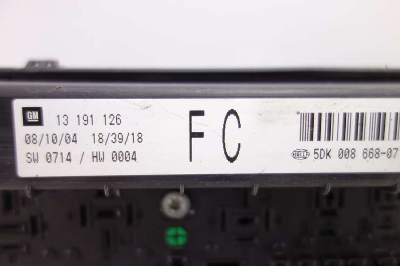 Caja de fusibles Opel Astra 13191126 13 191 126 5DK00866807 5DK 008 668-07 FC - foto 2