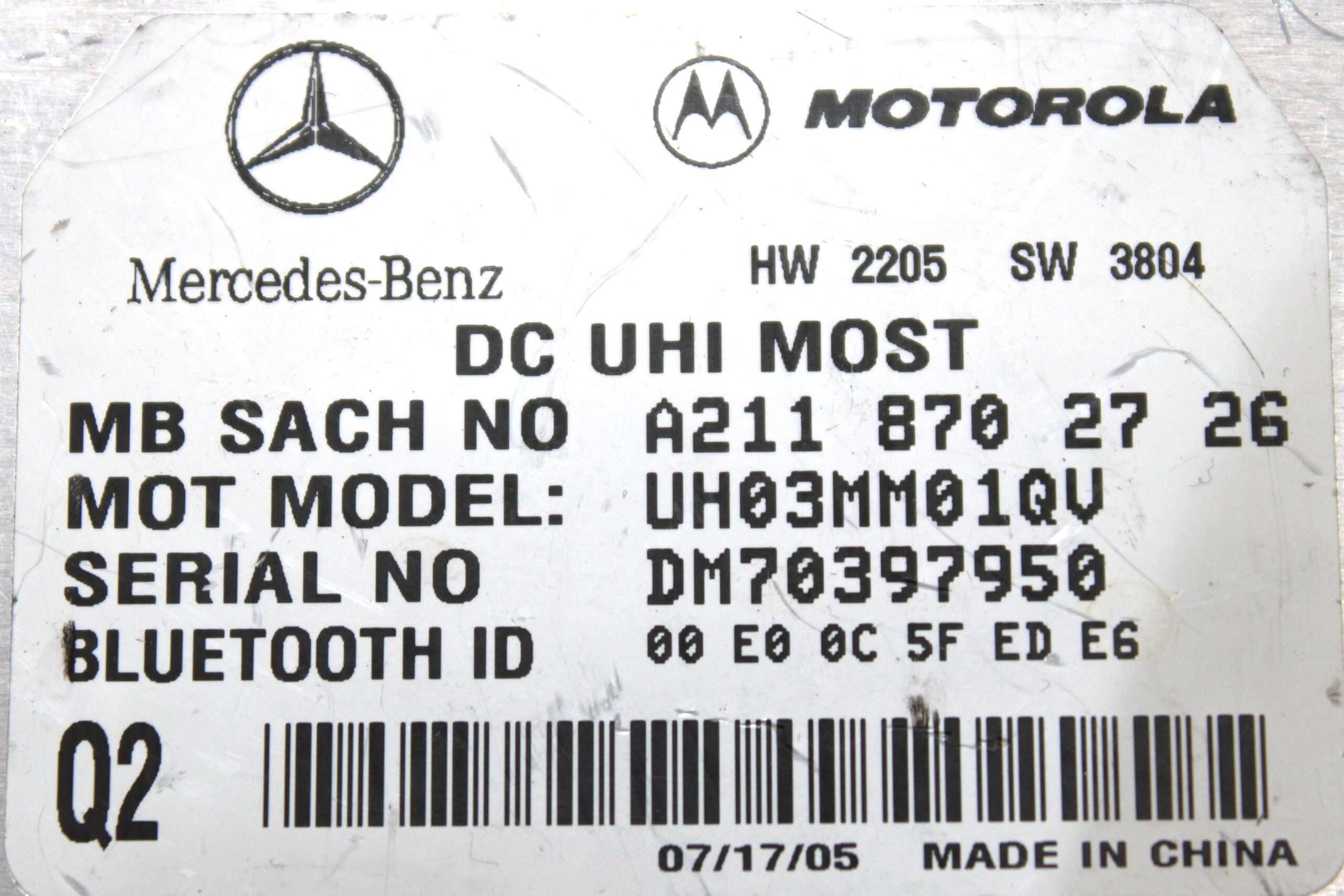 Centralita de Control Mercedes-Benz - foto 2