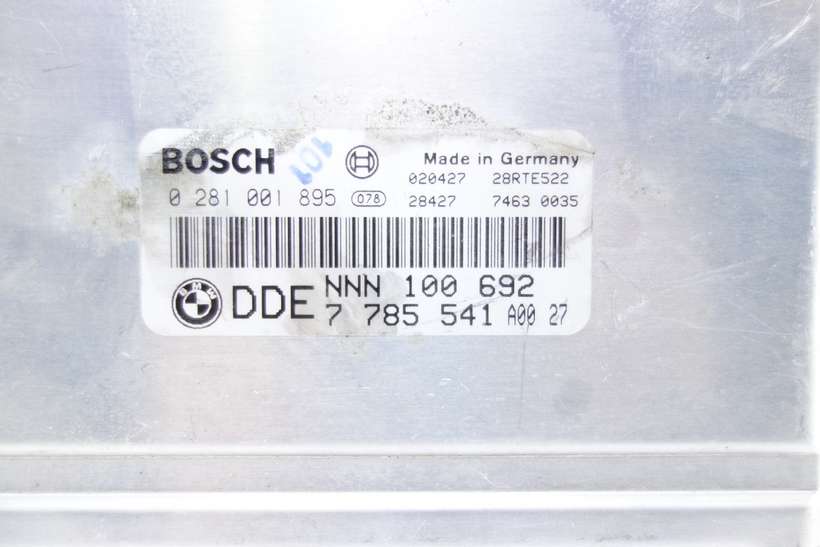 Centralita del motor BMW E81 E87 NNN100692 DDE 7785541A0027 7785541 A00 27 7 785 541 A00 27 Bosch 0281001895 0 281 001 895 - foto 2