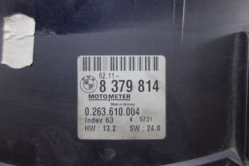 Cuadro de instrumentos BMW E36 62118379814 62.11-8 379 814 Bosch 0263610004 0.263.610.004 INDEX 63 - foto 4