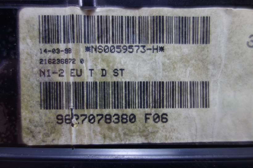 Cuadro de instrumentos Citroen Xantia 9627078380F06 9627078380 F06 - foto 2