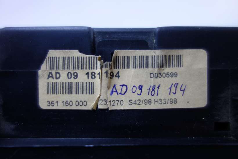 Cuadro de instrumentos Opel Astra AD09181194 AD 09 181 194 351150000 351 150 000 - foto 2