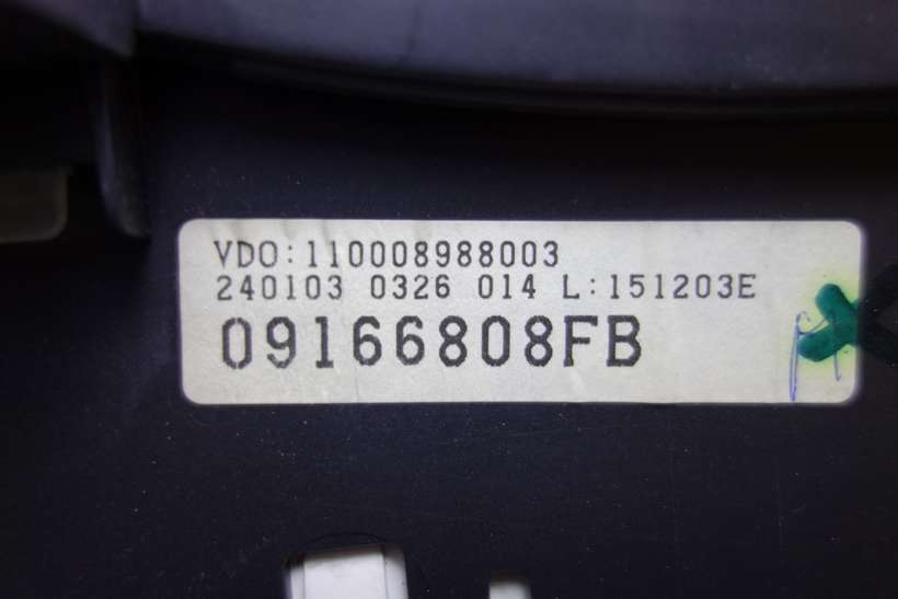 Cuadro de instrumentos Opel Combo Corsa 09166808FB VDO 110008988003 151203E - foto 3