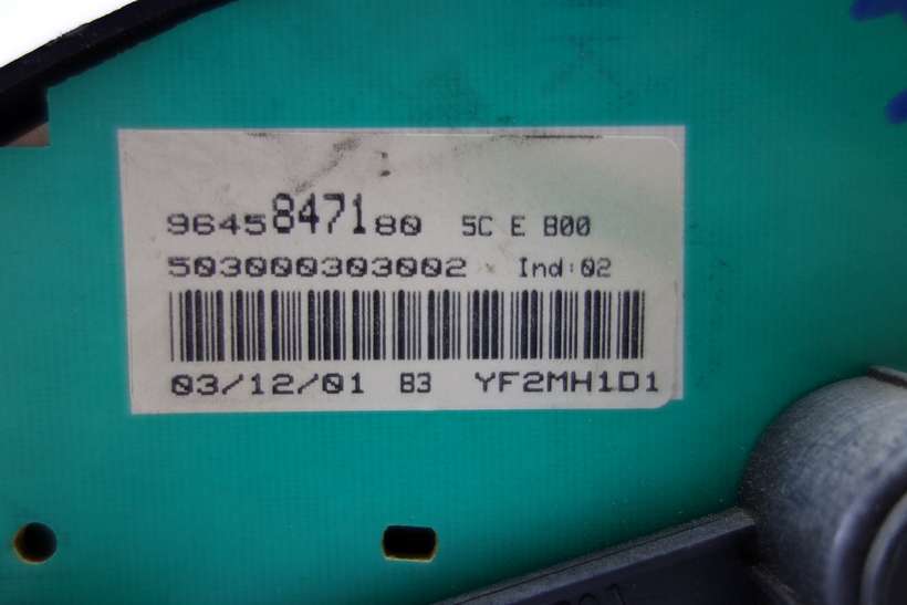 Cuadro de instrumentos Peugeot 206 9645847180 503000303002 - foto 2