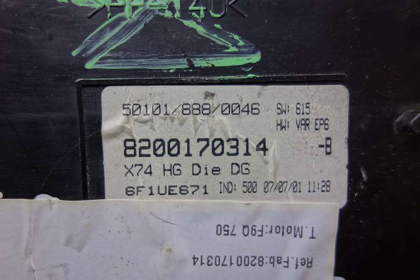 Cuadro de instrumentos Renault Laguna 8200170314B 8200170314-B 501018880046 50101 888 0046 IND 500 - foto 2
