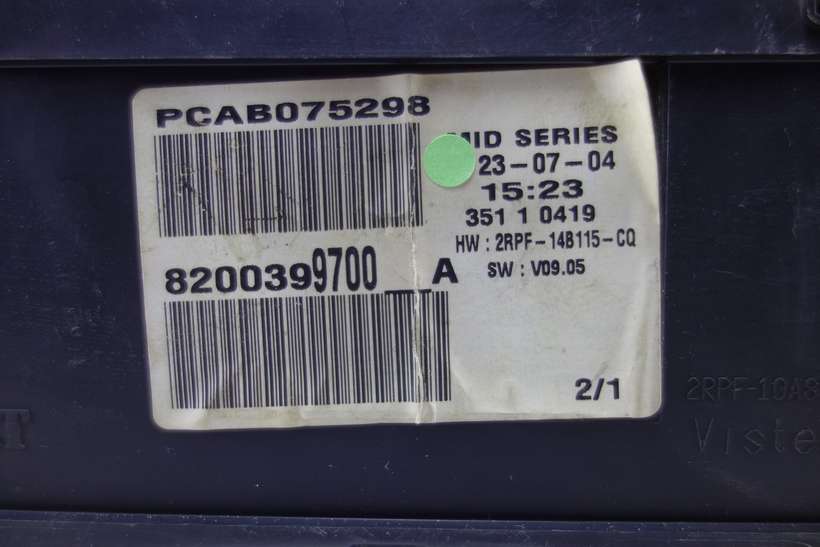 Cuadro de instrumentos Renault Megane 8200399700A 8200399700-A 2RPF14B115CQ 2RPF-14B115-CQ - foto 2