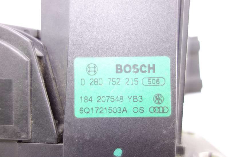 Pedal acelerador VW Polo Skoda Fabia Seat Ibiza 6Q1721503A Bosch 0280752215 0 280 752 215 A84207548YB3 A84 207548 YB3 - foto 2