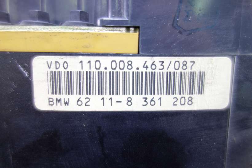 Cuadro de instrumentos BMW E36 62118361208 62 11-8 361 208 VDO 110008463087 110.008.463/087 - foto 3