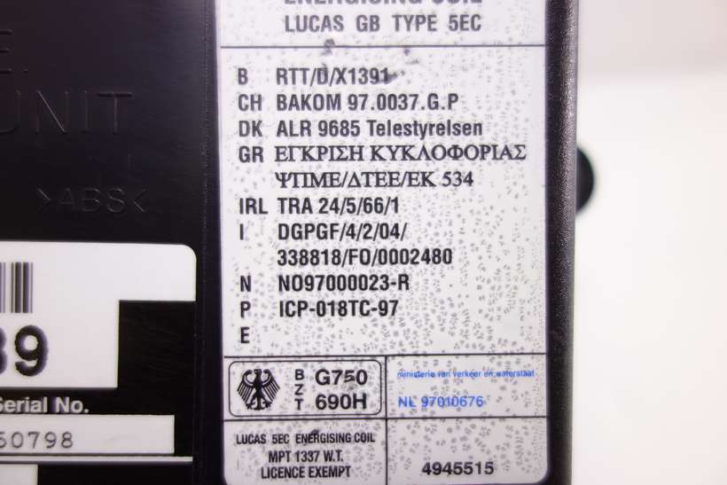 Módulo de confort Saab 9-5 52010557C 5042239 50 42 239 Lucas N097000023R N097000023-R 4945515 - foto 3