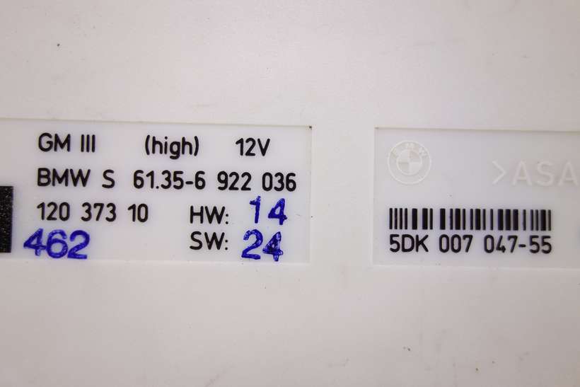 Módulo de confort BMW E32 E38 61356922036 61.35-6 922 036 Hella 5DK00704755 5DK 007 047-55 - foto 2