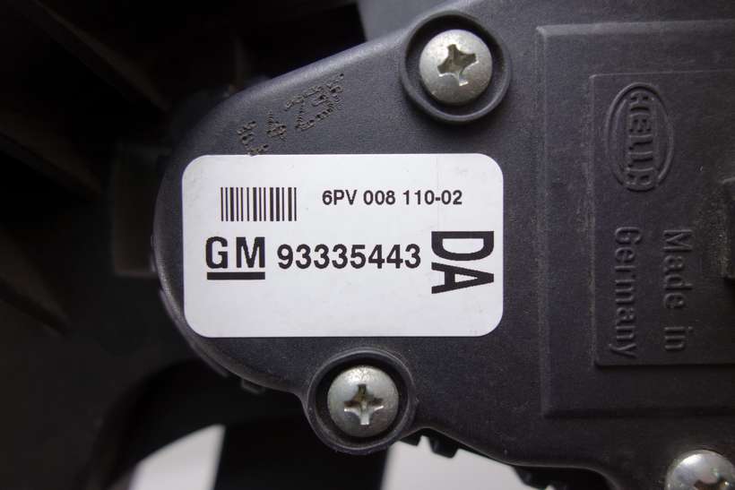 Pedal acelerador Opel Meriva 93335443 6PV00811002 6PV 008 110-02 DA - foto 2
