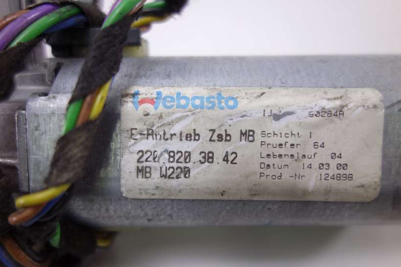 Motor de elevalunas Mercedes W220 2208203842 220.820.38.42 Bosch 0390200005 0 390 200 005 - foto 2