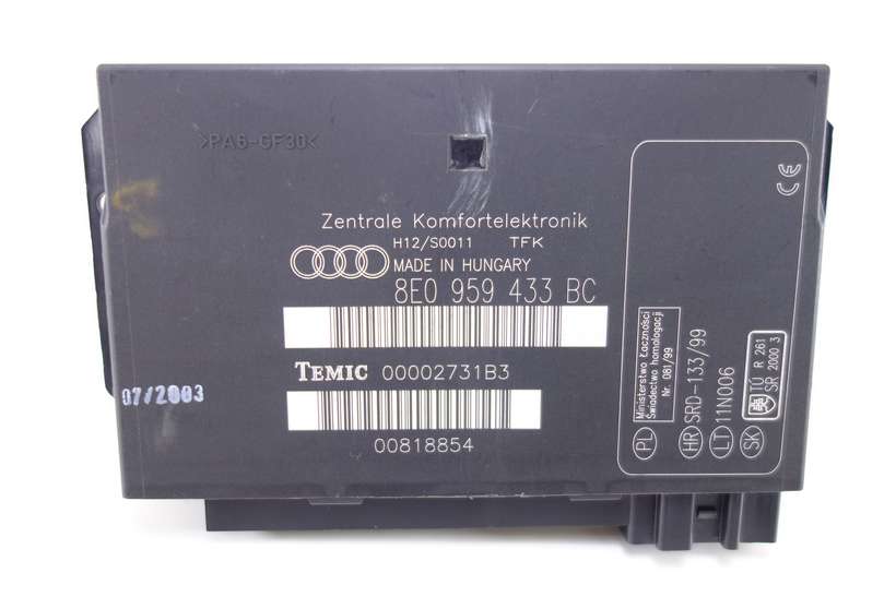 Módulo de confort AUDI A4 B6 B7 8E0959433BC 8E0 959 433 BC TEMIC 00002731B3 - foto 1