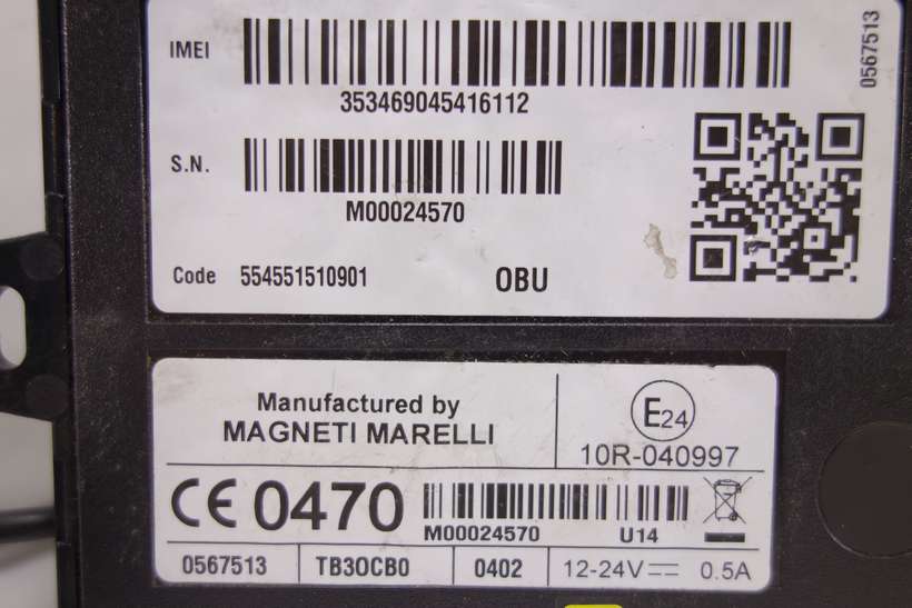 Modulo de navigation Renault Scenic TB30CB0 M00024570 0567513 554551510901 OBU 10R040997 10R-040997 Magneti Marelli - foto 2
