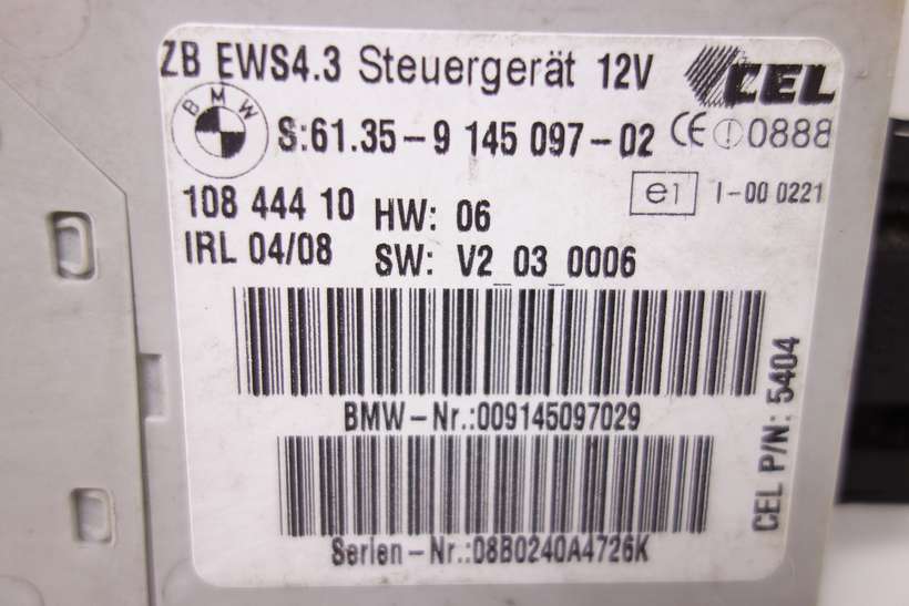 Modulo de control BMW E46 6135914509702 61.35-9 145 097-02 10844410 108 444 10 - foto 2