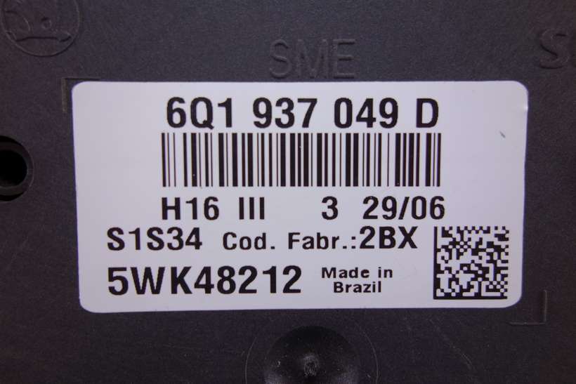 Caja de fusibles Skoda Fabia VW Polo Seat Ibiza 6Q1937049D 6Q1 937 049 D Siemens 5WK48212 - foto 2