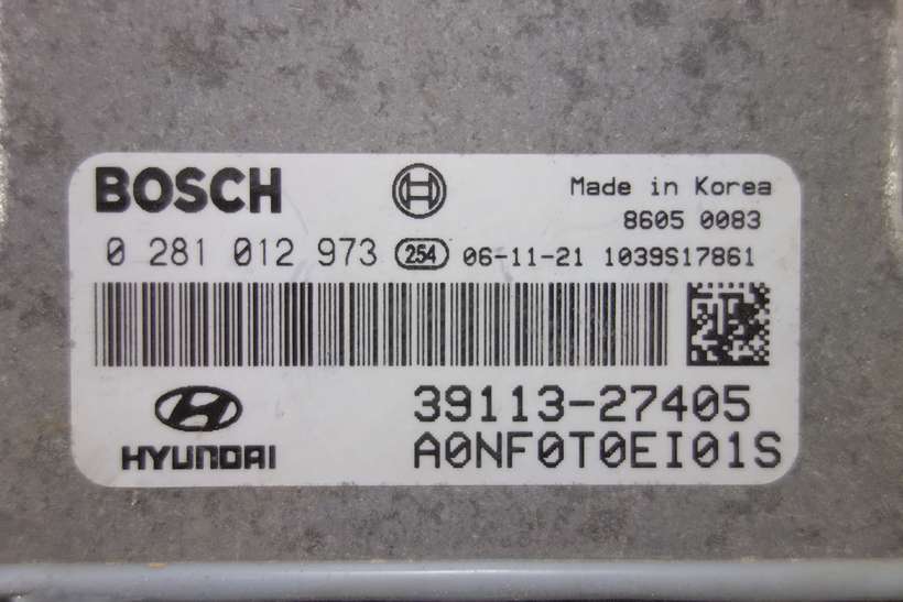 Centralita del motor Hyundai Sonata 3911327405 39113-27405 0281012973 0 281 012 973 - foto 2