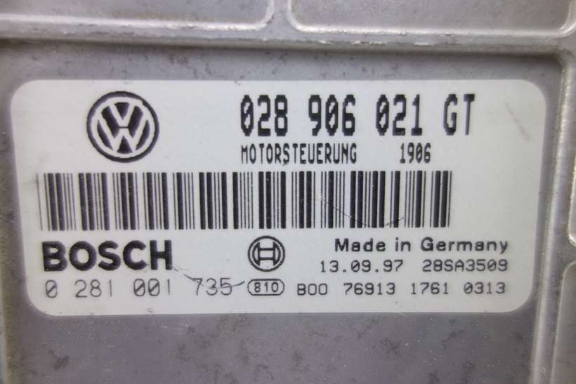 Centralita del motor Audi VW Seat 028906021GT 028 906 021 GT Bosch 0281011735 0 281 011 735 - foto 2