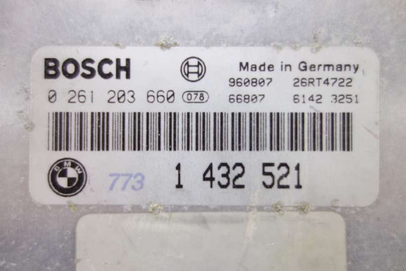 Centralita del motor BMW E36 1432521 1 432 521 0261203660 0 261 203 660 - foto 2