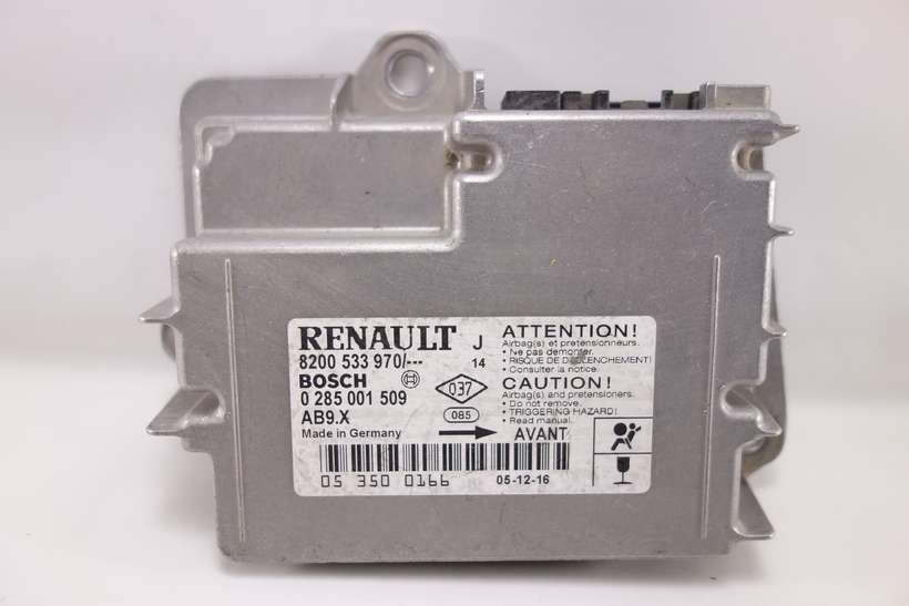 Centralita de airbag Renault Modus 8200533970 8200 533 970 Bosch 0285001509 0 285 001 509 - foto 1