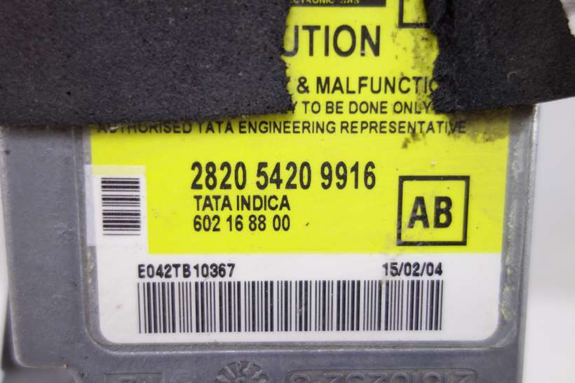 Centralita de airbag Tata Indica 282054209916 2820 5420 9916 602168800 602 16 88 00 AB - foto 2