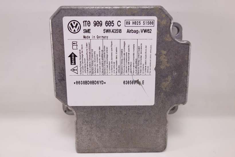 Centralita de airbag VW Touran 1T0909605C 1T0 909 605 C 5WK43518 - foto 1