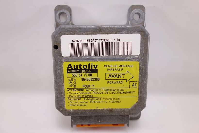 Centralita de airbag Peugeot 206 9643082380 550541500 550 54 15 00 AZ - foto 1