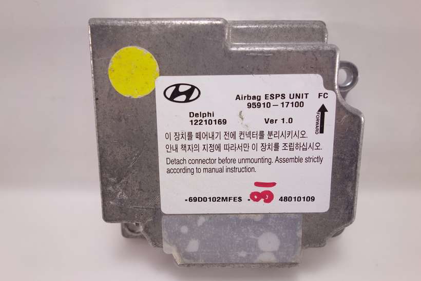 Centralita de airbag Hyundai Matrix 9591017100 95910-17100 Delphi 12210169 - foto 1