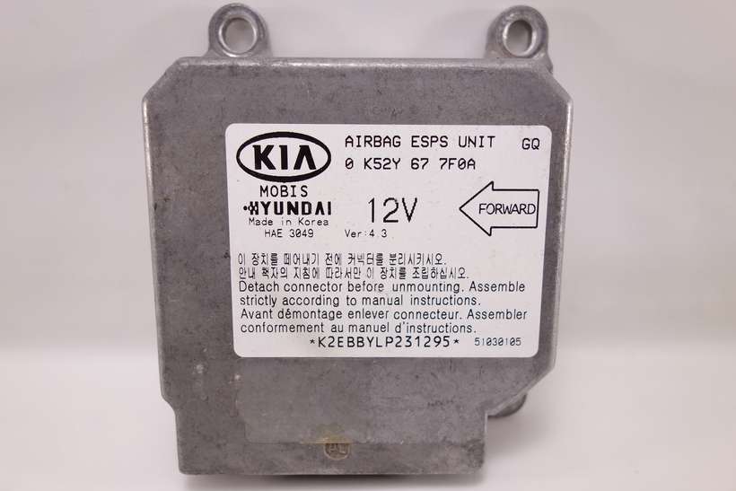 Centralita de airbag Kia Sedona 0K52Y677F0A 0 K52Y 67 7F0A HAE3049 HAE 3049 - foto 1